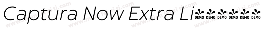 Captura Now Extra Li字体转换